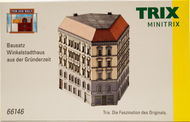Minitrix 66146 – Bausatz Winkelstadthaus aus der Gründerzeit 