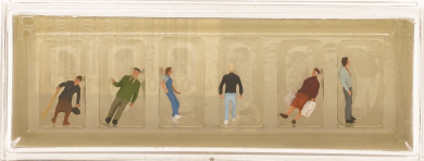 Preiser 79111 (N) –  Passanten & Polizist 