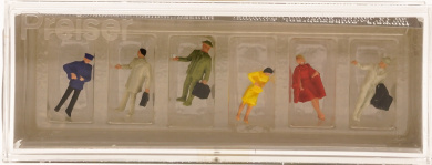 Preiser 79029 (N) – An der Bahnsteigsperre 