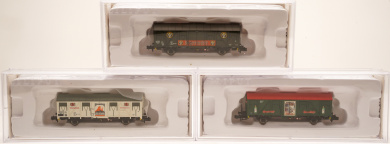 Liliput L260152 (N) – 3-teiliges Set Gedeckte Güterwagen Gos-uv 253 