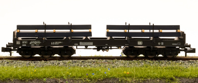 Liliput 265764 (N) – Schwerlastwagen Sahmms 711 der DB, Ladegut Stahlbrammen 