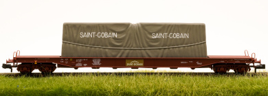 LS Models 60026-1 (N) – Glas-Transportwagen Smms der SNCF, Saint-Gobain 