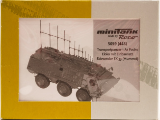 Roco 5059 (1:87) – Bausatz Transportpanzer 1A1 Fuchs mit Störsender EK 33 (Hummel) 