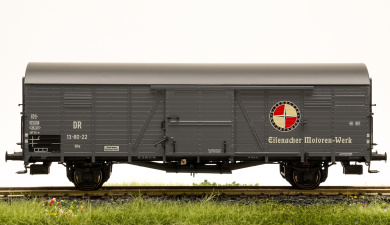 Brawa 50476 (AC) – Gedeckter Güterwagen Glut - Eisenacher Motorenwerke- der (D)DR 