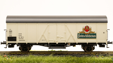 Brawa 47636 – Kühlwagen Tmno (Imo) Feldschlösschen AG der (D)DR 