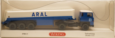 Wiking 078005 (1:87) – Scania 111 Tanksattelzug -ARAL- 