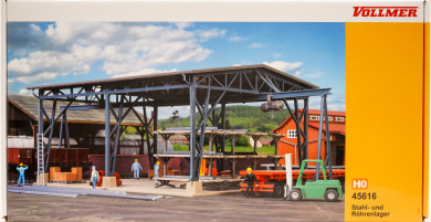 Vollmer 45616 (1:87) – Stahl- und Röhrenlager, Bausatz 