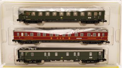 Minitrix 15729 – 3-teiliges Schnellzugwagen-Set der DB  