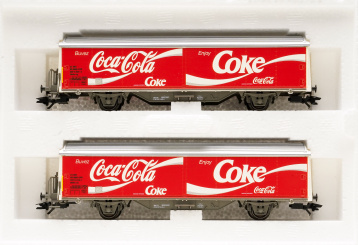 Märklin 48344 – Schiebewandwagen-Set Hbils-vy Coca-Cola der SBB 