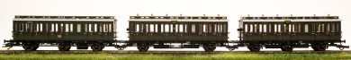 Fleischmann 507054 (AC) – 3-teiliges Personenwagen-Set der DRG/DB 
