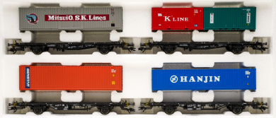 Märklin 4515 – 4-teiliges Containerwagen-Set der DB 