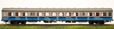 ESU 36476 – 2. Klasse Nahverkehrswagen n-Wagen Bnrz 728 Flughafen-Express der DB, digital (DCC) & Innenbeleuchtung 