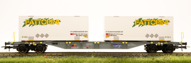 Roco 76934 – Containertragwagen Sgns der SBB 