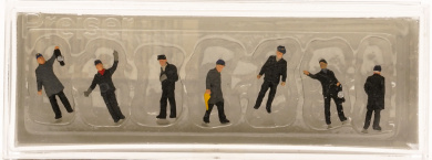 Preiser 79147 (N) – BW- und Rangierpersonal der DB, 7 Figuren 