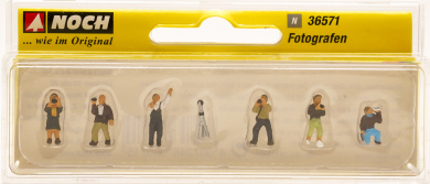 Noch 36571 (N) – Fotografen, 6 Figuren + Zubehör 