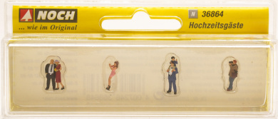 Noch 36864 (N) – Hochzeitsgäste, 5 Figuren 