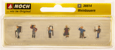 Noch 36614 (N) – Weinbauern, 6 Figuren 