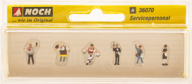 Noch 36070 (N) – Servicepersonal, 6 Figuren 