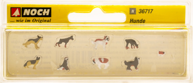 Noch 36717 (N) – Hunde, 9 Figuren 