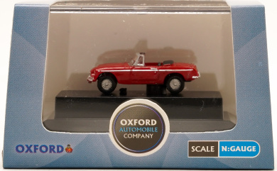 Oxford NMGB001 (N) – MGB Roadster, Tartan Red 