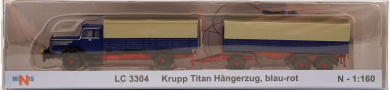 Lemke LC3304 (N) – Krupp titan Hängerzug, blau/rot 