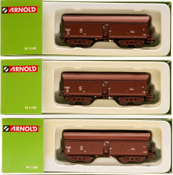 Arnold HN6365 – 3-teiliges Selbstentladewagen-Set Fal6553 der (D)DR 
