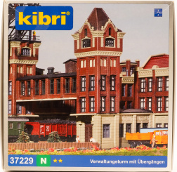 Kibri 37229 (N) – Bausatz Verwaltungsturm mit Übergänge 