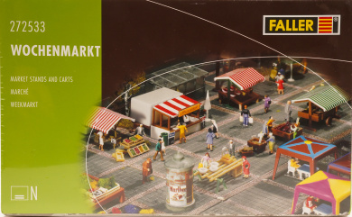 Faller 272533 (N) – Bausatz Wochenmarkt 