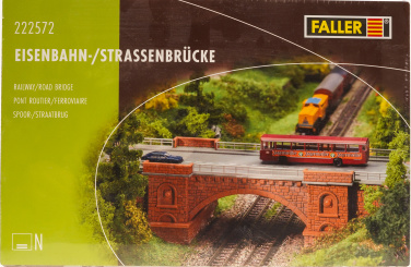 Faller 222572 (N) – Bausatz Eisenbahn-/ Strassenbrücke 