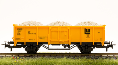 Märklin 00754-05 – Offener Güterwagen E -Leonard Weiss GnbH- eingestellt bei der DB  