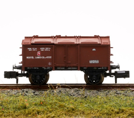 Minitrix 15958 – Klappdeckelwagen Km der WLE 