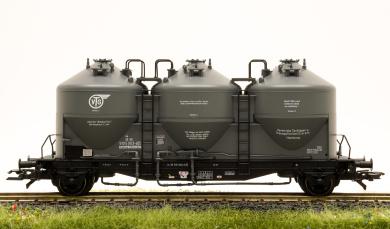 Piko 54513 (AC) – Staubbehälterwagen Ucs912 VTG eingestellt bei der DB 