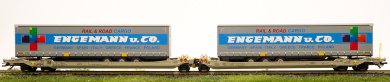 Rocky-Rail 90310 AC – Doppeltaschen-Gelenkwagen Sdggmrs der AAE 