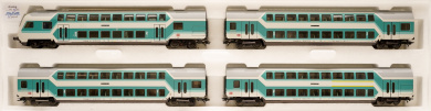 Märklin 43580 – 4-teiliges Doppelstockwagen-Set der DB AG 