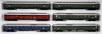 Märklin 43969 – 6-teiliges Schnellzugwagen-Set der DB, Zugschlussbeleuchtung 