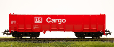 Piko 98553A4 – Hochbordwagen Eas 073 der DB Cargo, Ladung Drahtrollen 