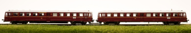 Fleischmann 740173 (N) – Akkutriebwagen ETA 150 mit Steuerwagen der DB 