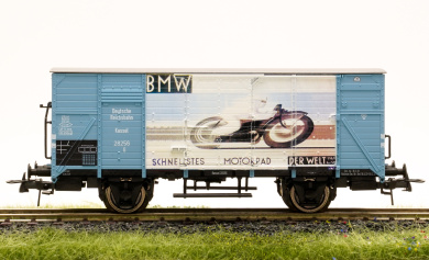 Roco 47654 (AC) – Gedeckter Güterwagen G -BMW- der DRG 