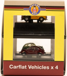 OXFORD RAIL OR148CPK002 (1:148) – 4-teiliges PKW-Set 1970´s 