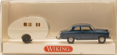 Wiking 8940126 (1:87) – Klassisches Wohnwagengespann 