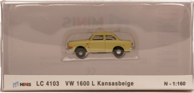 Lemke Minis LC 4103 (1:160) – VW 1600 L  Kansasbeige 