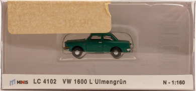 Lemke Minis LC 4102 (1:160) – VW 1600 L Ulmengrün 