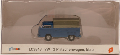 Lemke Minis LC 3843 (1:160) – VW T2 Pritschenwagen blau 