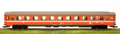 Roco 44659 – 2. Klasse Eurofima Reisezugwagen Bmoz der ÖBB, mit Fahrgästen 