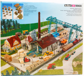 Kibri 9900 (H0) – Bausatz Holzwerk Brettschneider 