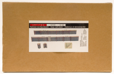 Artitec 10144 (H0) – Bausatz Kaimauer aus Spundwand 
