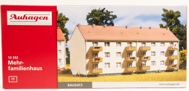Auhagen 13332 (TT) – Bausatz Mehrfamilienhaus 