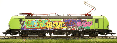 Märklin 36186 – Elektrolok BR 193 -Flixtrain- ,digital (MM/DCC) & Sound & Grafitti 