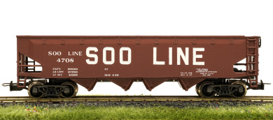 Rivarossi 2306 – Offener Güterwagen 4 Bay Trichter Waggon der Soo Line 