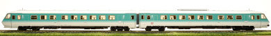 Märklin 3476 – 2-teiliger Dieseltriebzug BR 610 der DB, digital (MM) & Innenbeleuchtung 